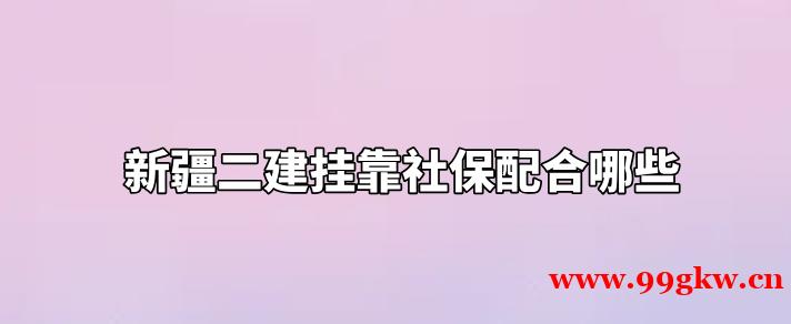 新疆二建挂靠社保配合哪些？